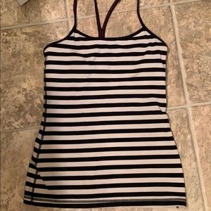 Lululemon Athletica tank top- striped